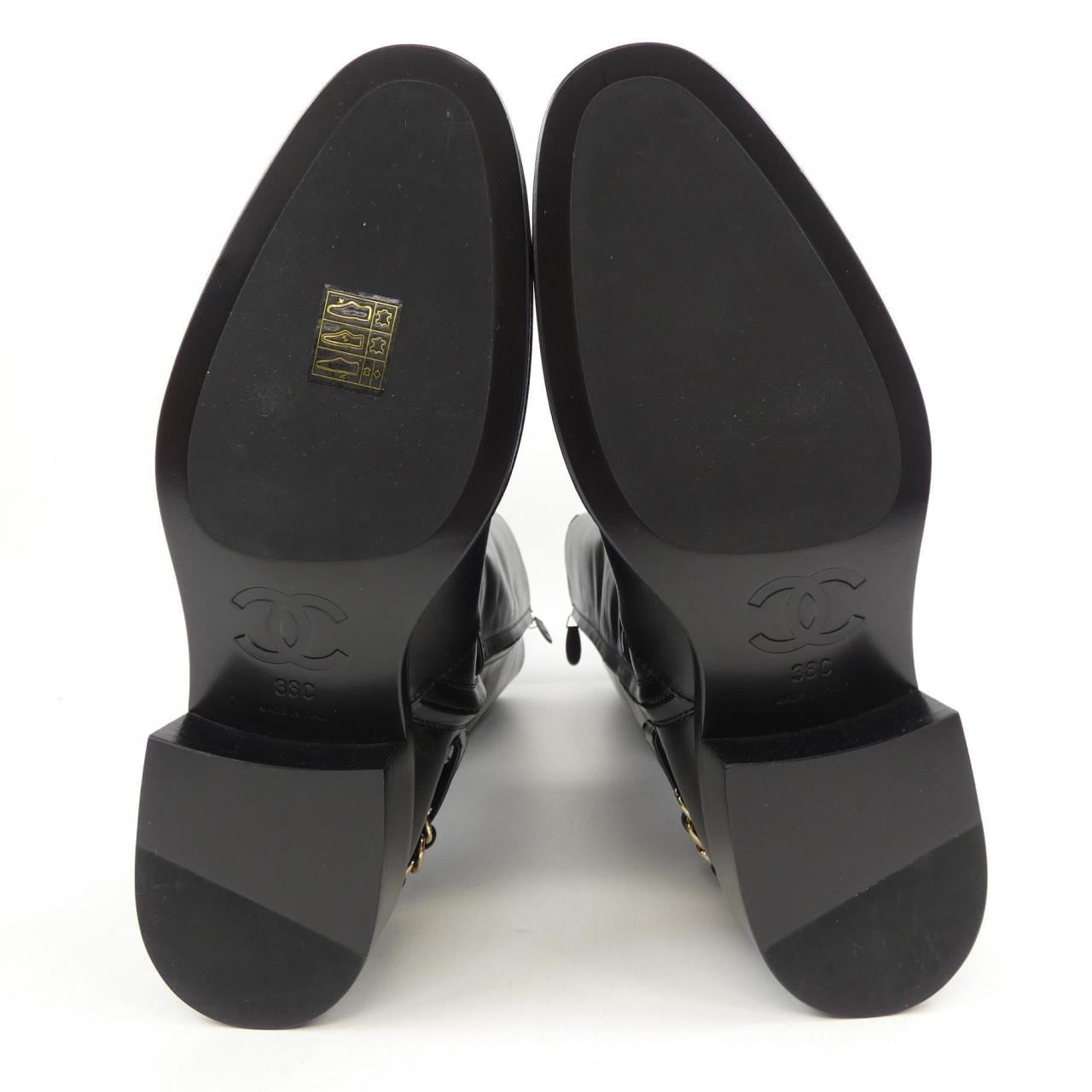 シャネル CHANEL ハイブーツ G39171X56609 ロングブーツ