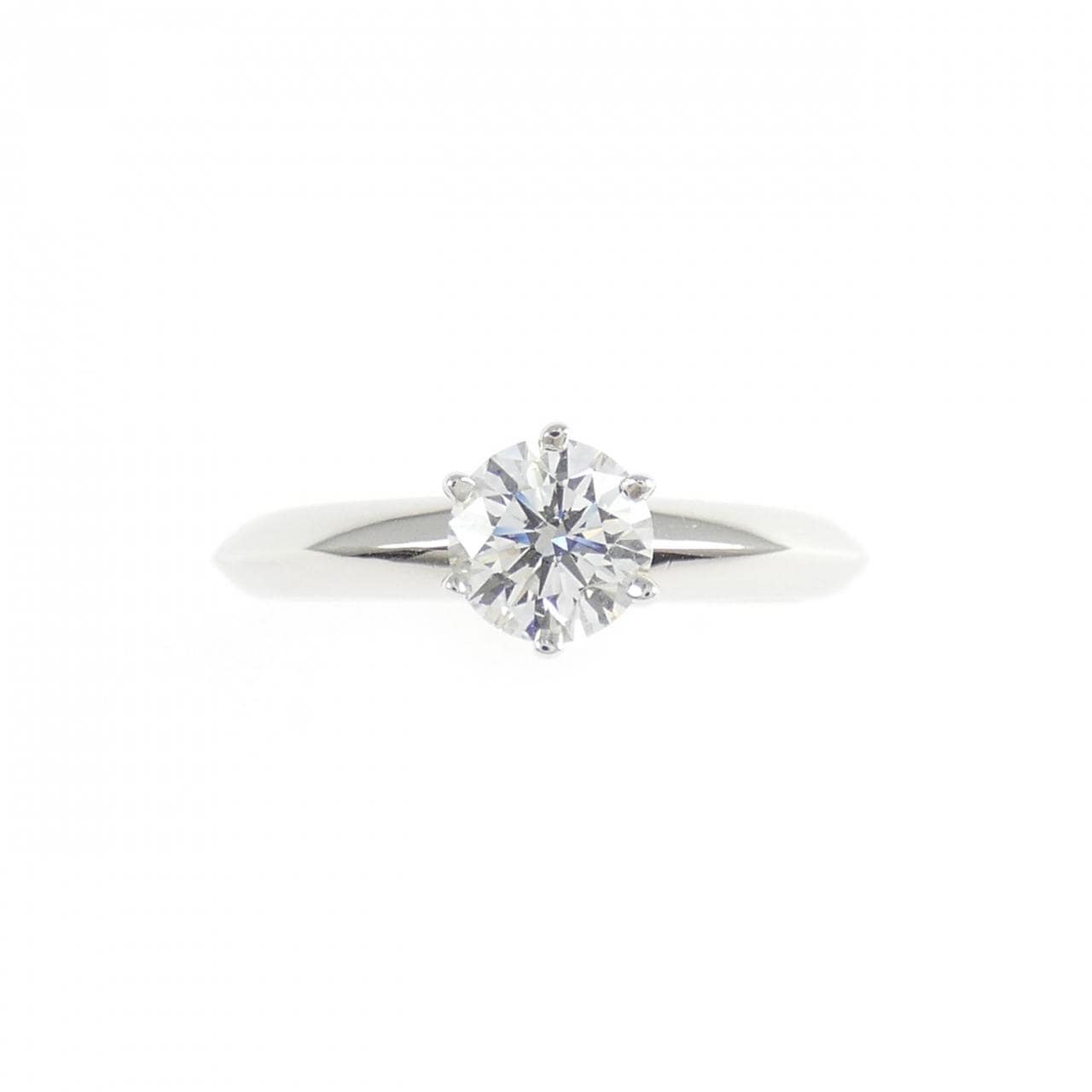 ティファニー クラシックソリティア リング 0.41CT F VVS1