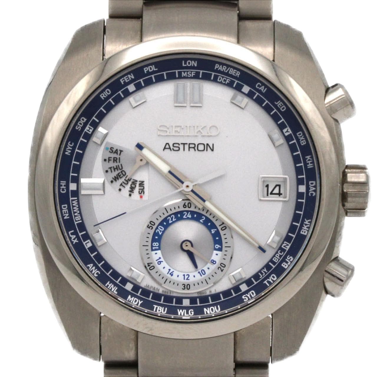 セイコー アストロン LIMITED 電波時計 8B63-0AZ0/SBXY001 TI ソーラークォーツ