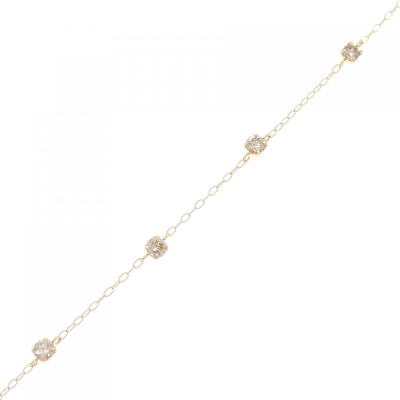 K18YG ダイヤモンド ブレスレット 0.52CT