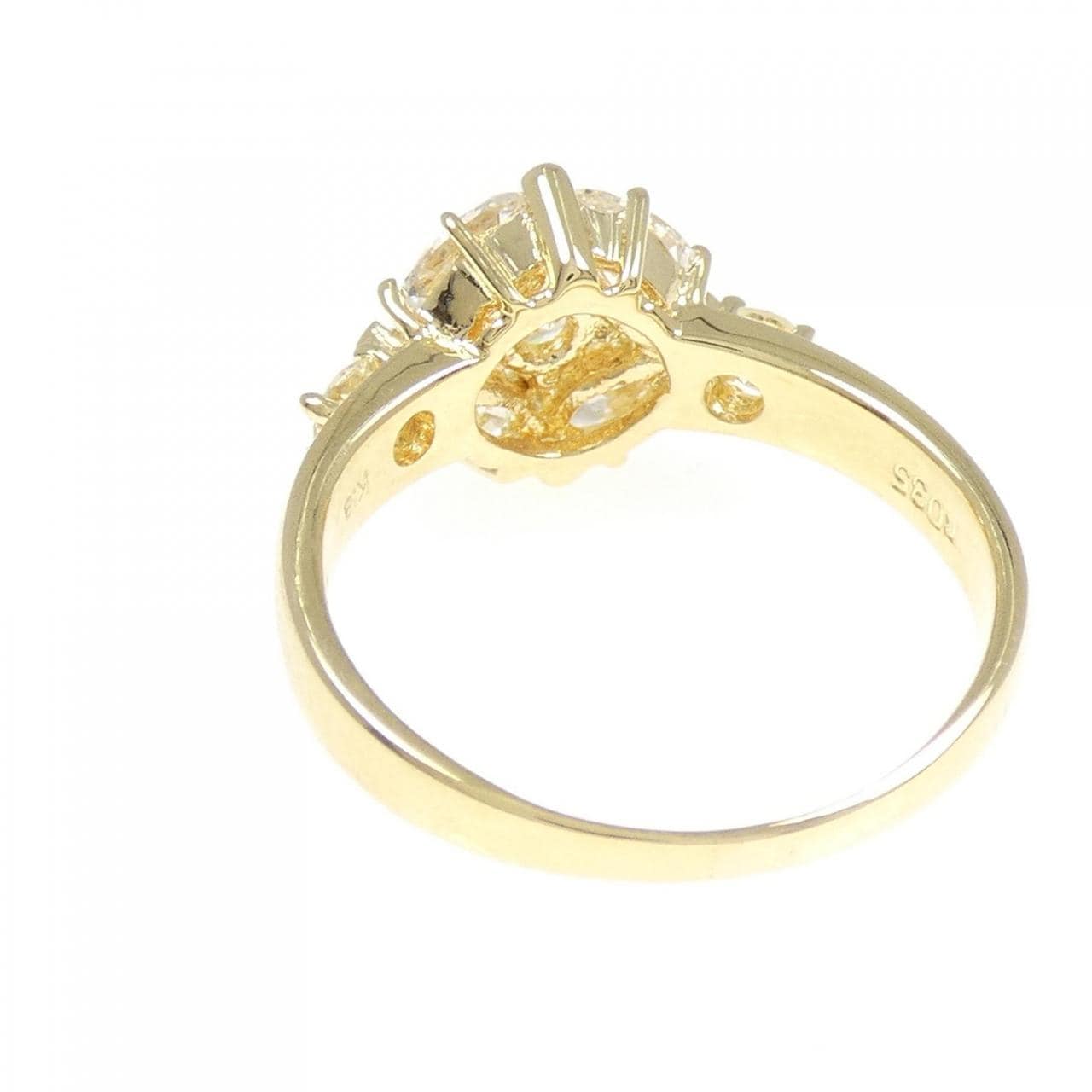 K18YG ダイヤモンド リング 1.60CT