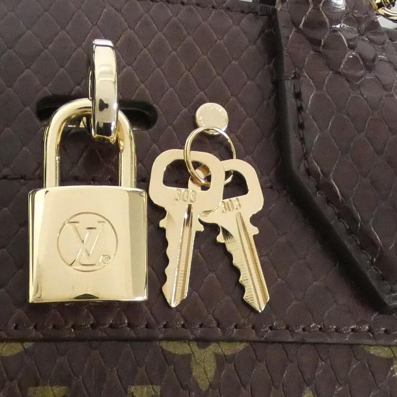 ルイヴィトン モノグラム+エキゾチックレザー シティ スティーマー　MINI バッグ