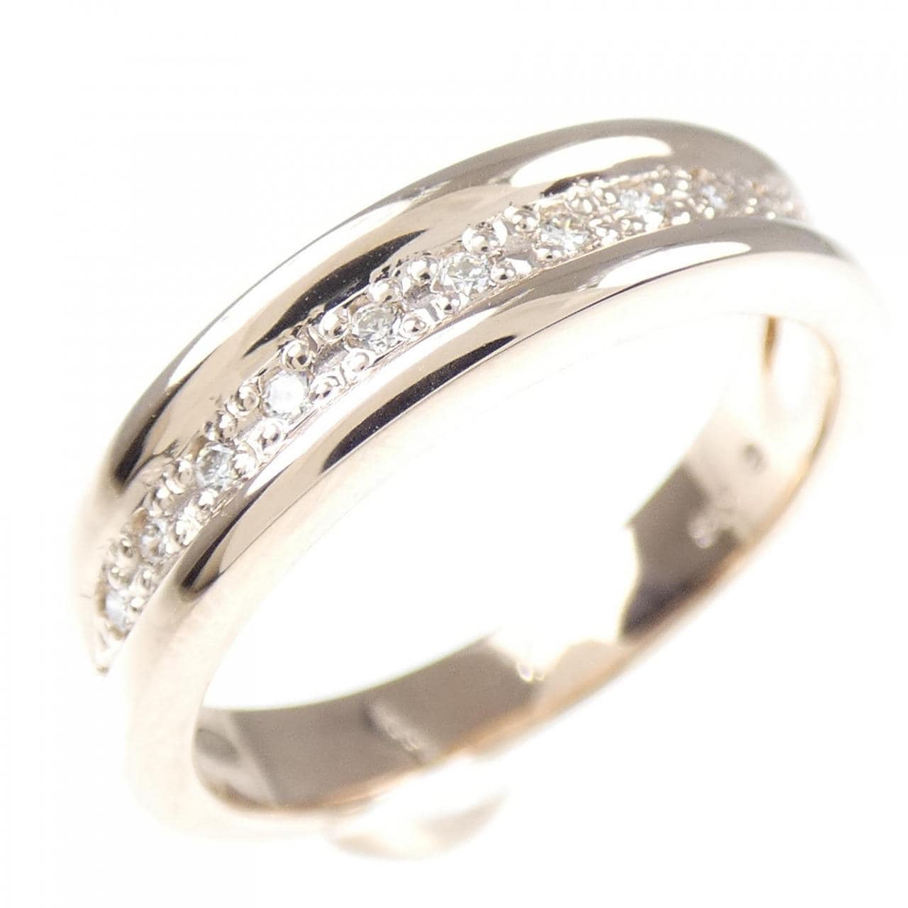 K18PG Diamond ring
