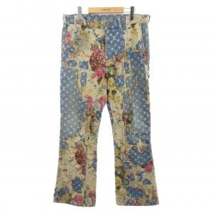 ルイヴィトン LOUIS VUITTON デストロイドカーペンターベルボトムデニム HND90WJF0 ジーンズ