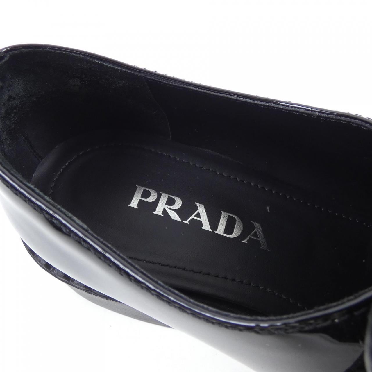 プラダ PRADA チョコレート ローファー トライアングルロゴ 1D246M シューズ