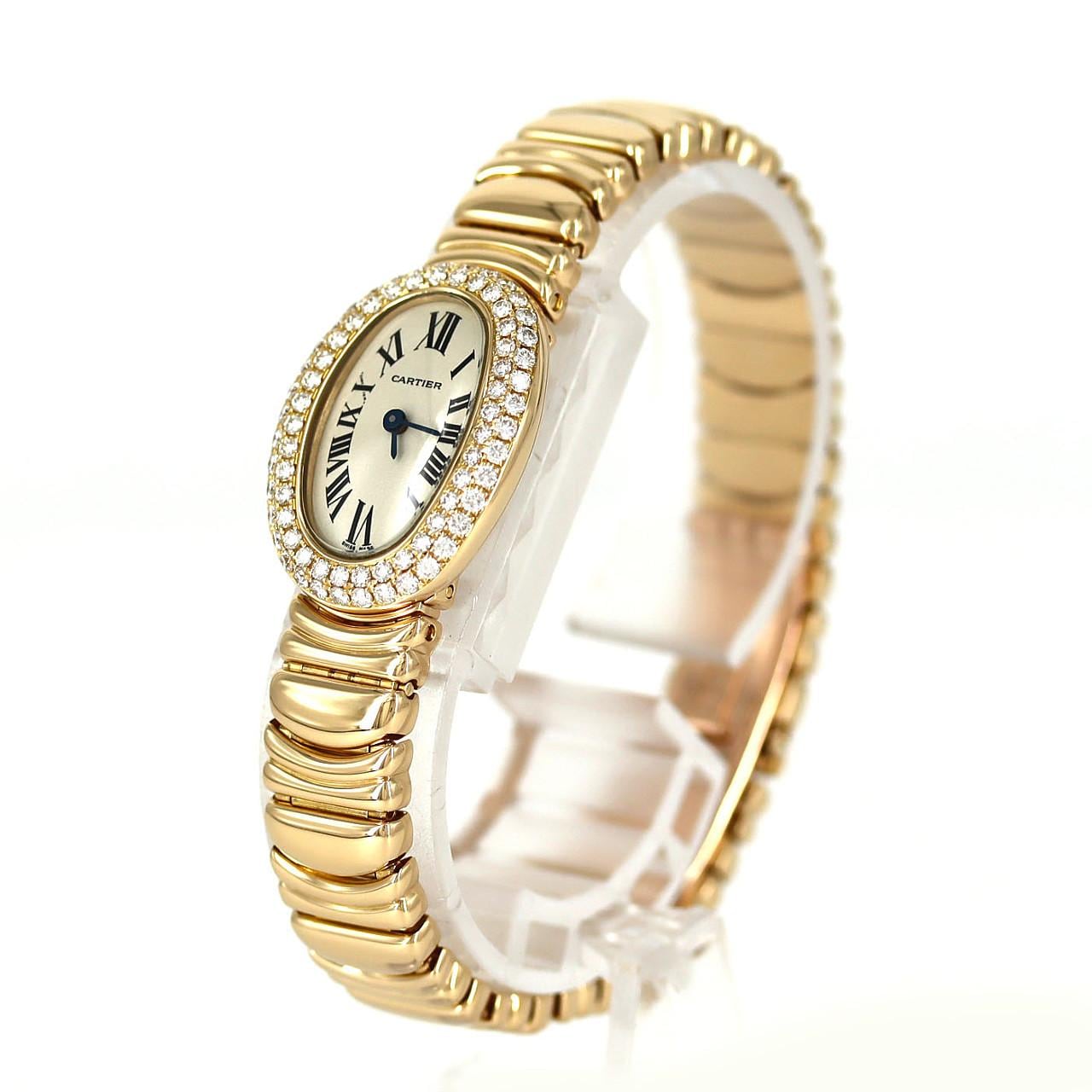 カルティエ ミニベニュワール YG/2D WB5094D8 YG クォーツ