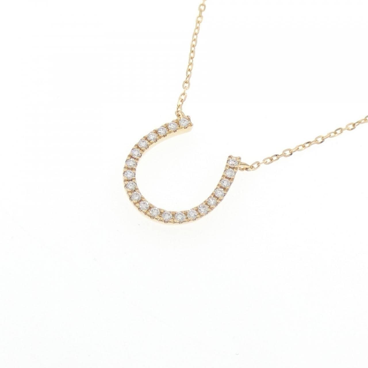 星星马形珠宝钻石项链 0.07CT