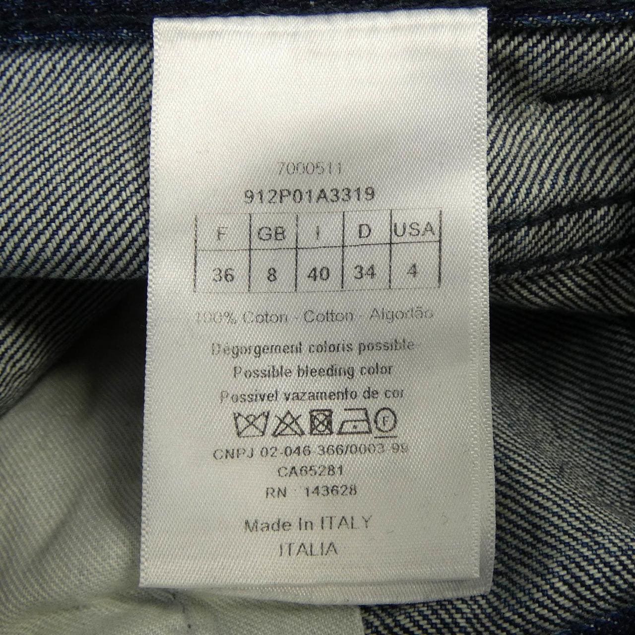 Christian DIOR男友牛仔裤，30 码，Montaigne，912P01A3319