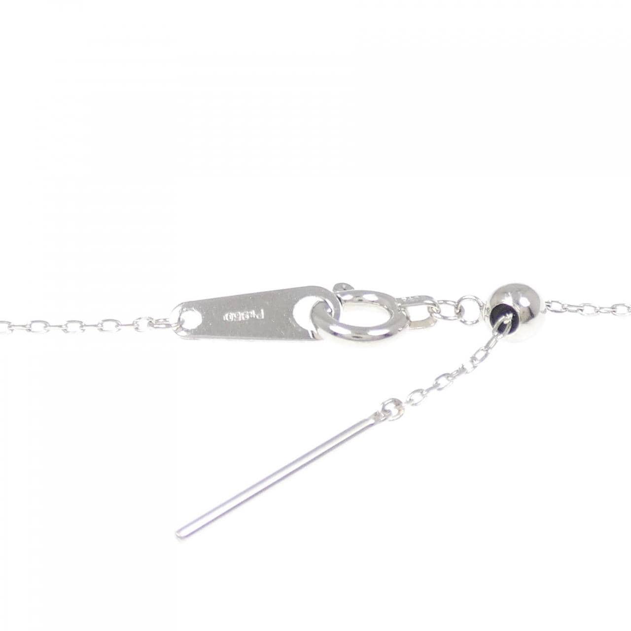 PT950 ダイヤモンド ネックレス 0.80CT