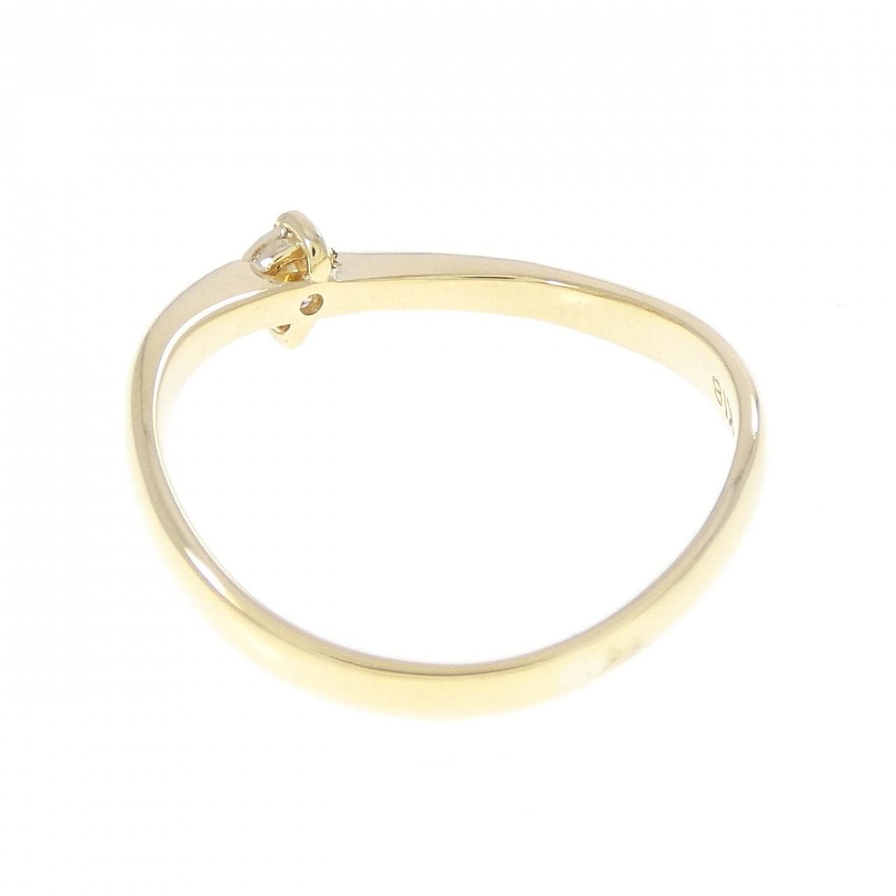 K18YG ダイヤモンド リング 0.15CT