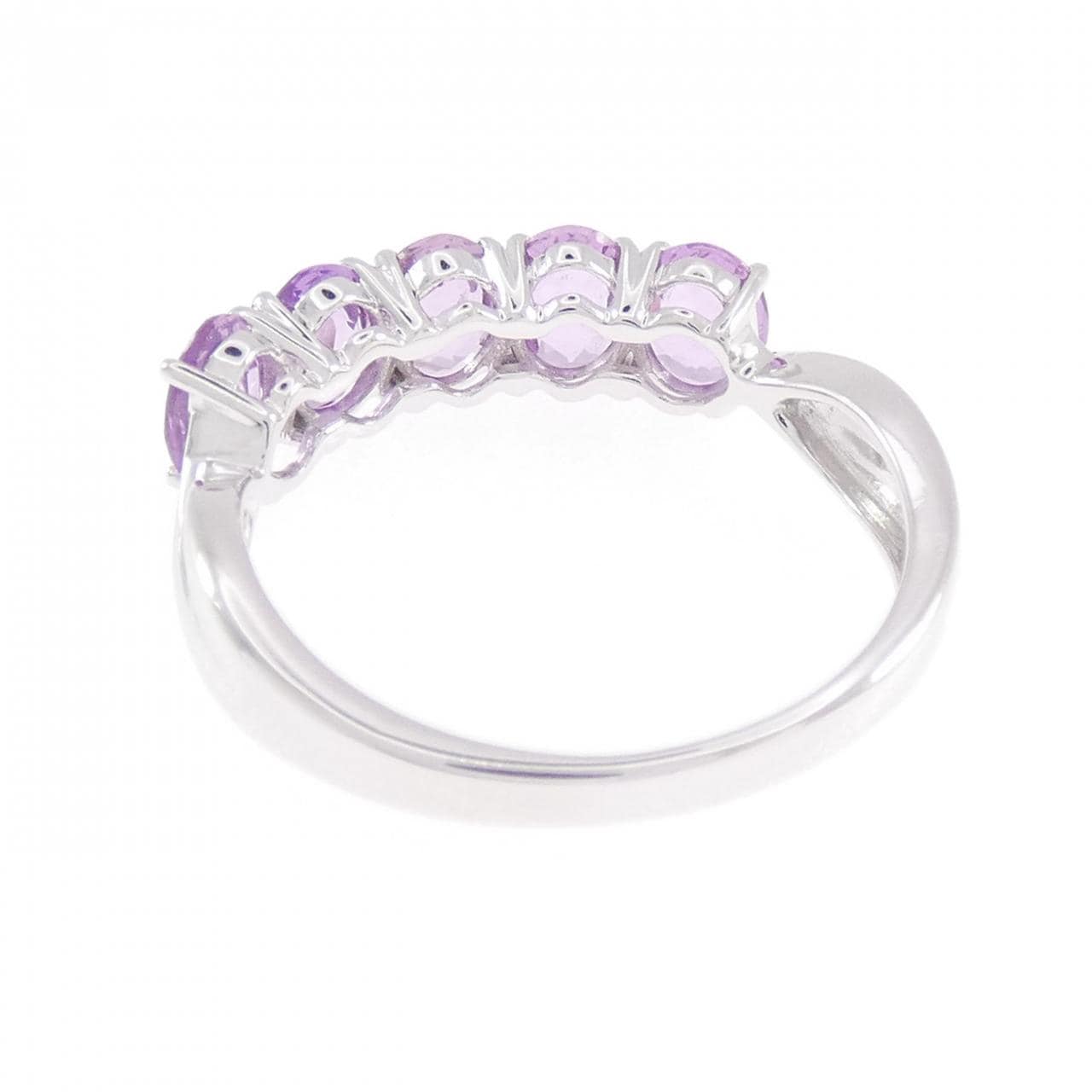 K18WG サファイヤ リング 1.55CT