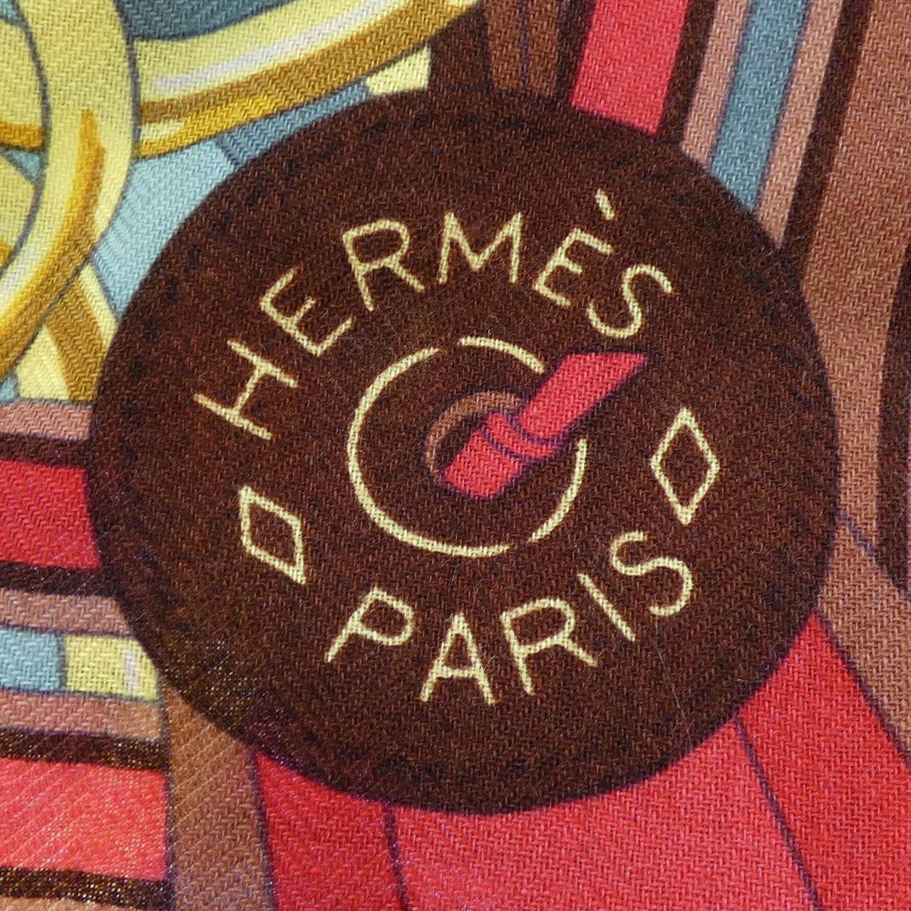 エルメス HERMES BRIDES ET GRIS-GRIS カレジェアン140. ショール