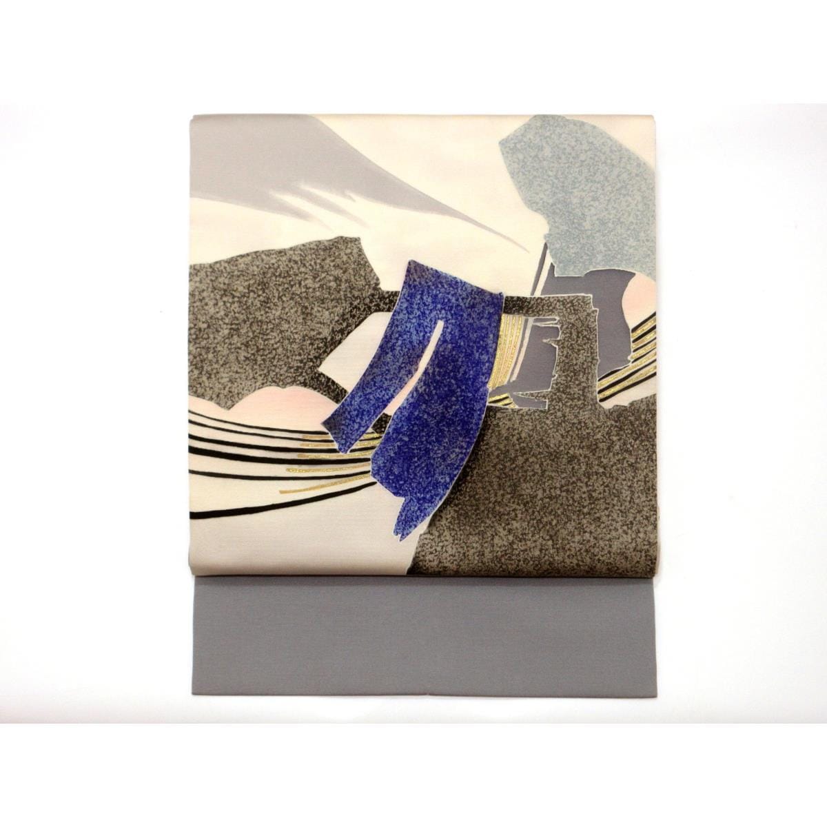 名古屋帯　染帯　友禅金彩加工