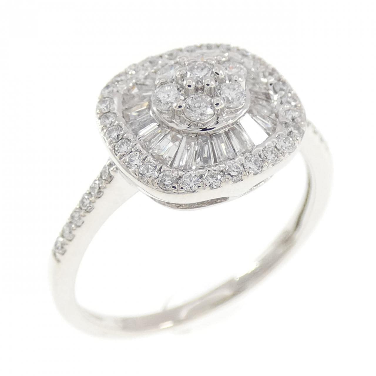 K18WG ダイヤモンド リング 0.50CT