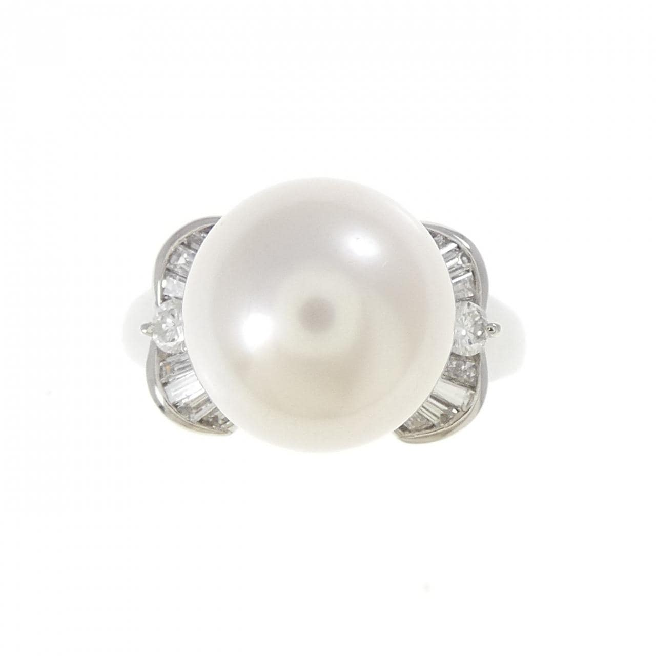 PT900 白蝶パール リング 11.2mm