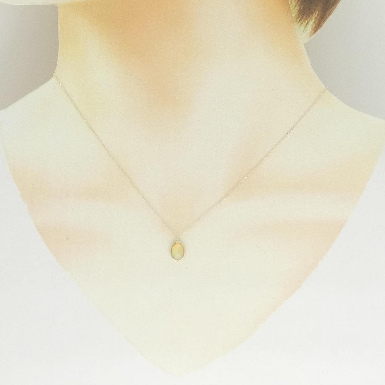 K10YG オパール ネックレス