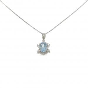 PT900/PT850 アクアマリン ネックレス 1.289CT