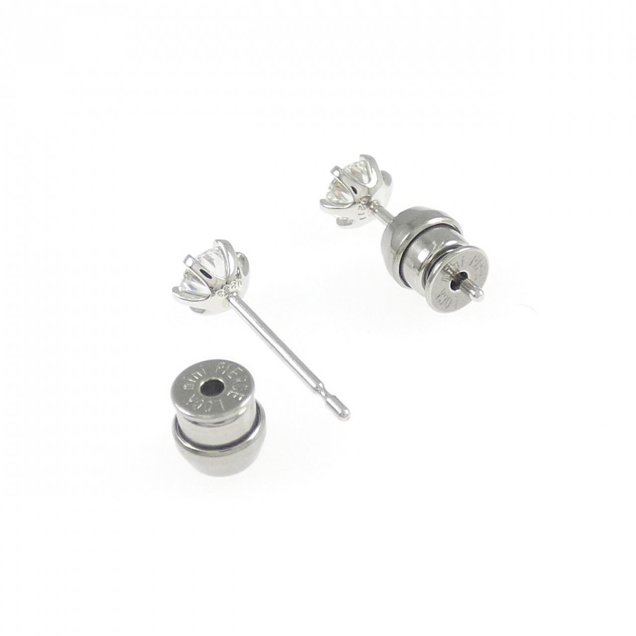 【リメイク】PT900/ST ダイヤモンド ピアス 0.211CT 0.233CT D VS1-2 EXT-VG