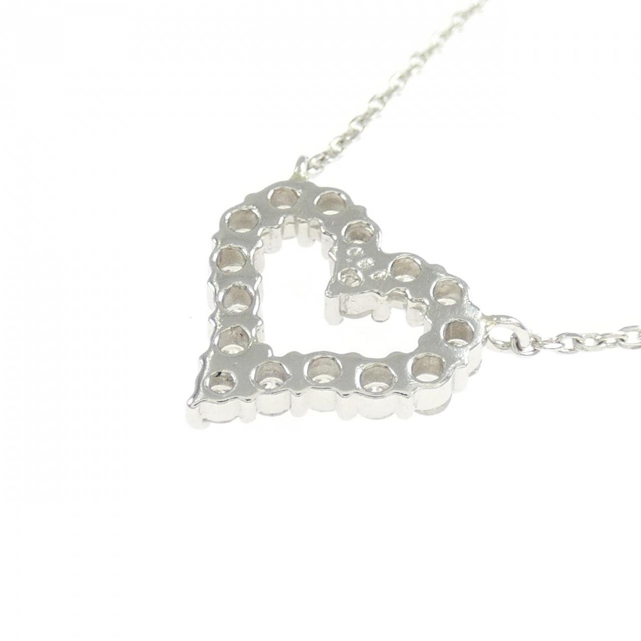 PT850 ハート ダイヤモンド ネックレス 0.50CT