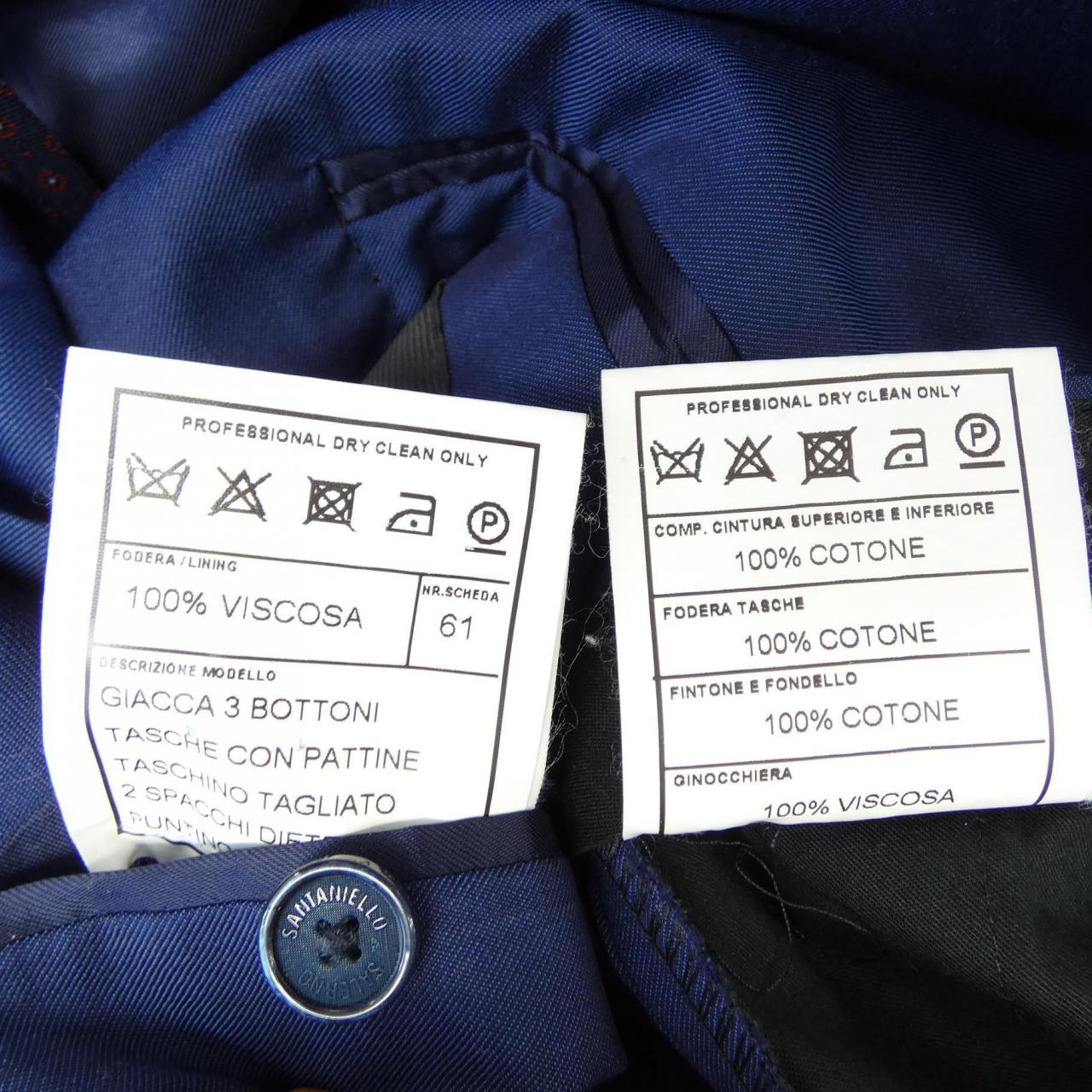 サンタニエッロ SANTANIELLO スーツ