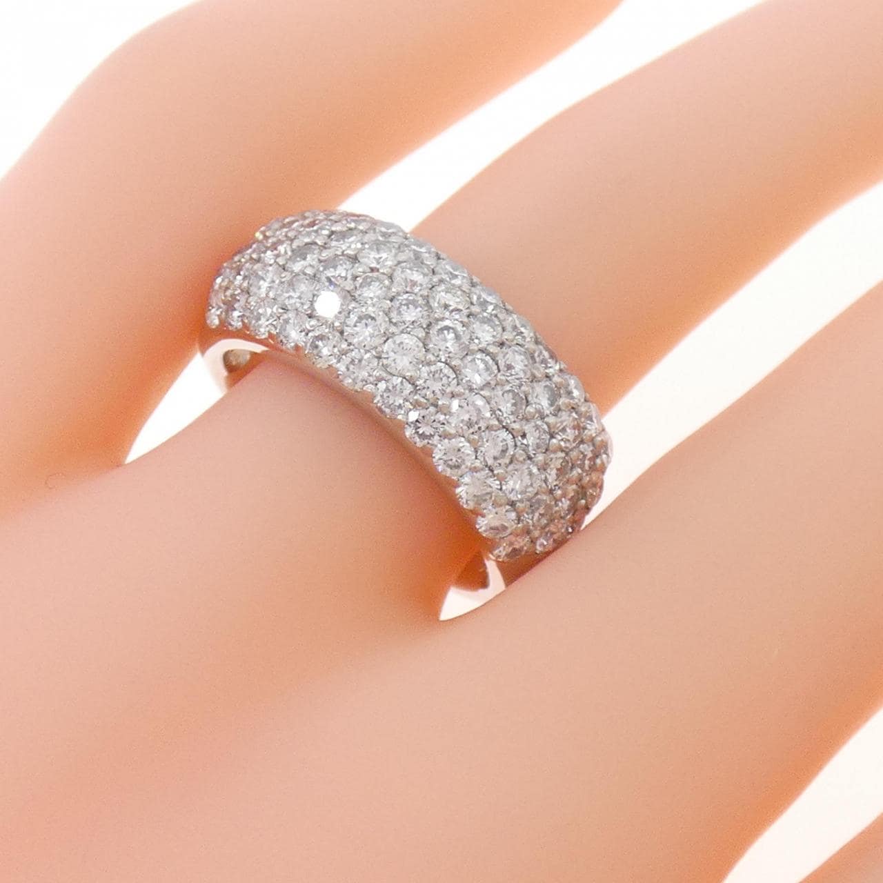 PT900 パヴェ ダイヤモンド リング 2.00CT