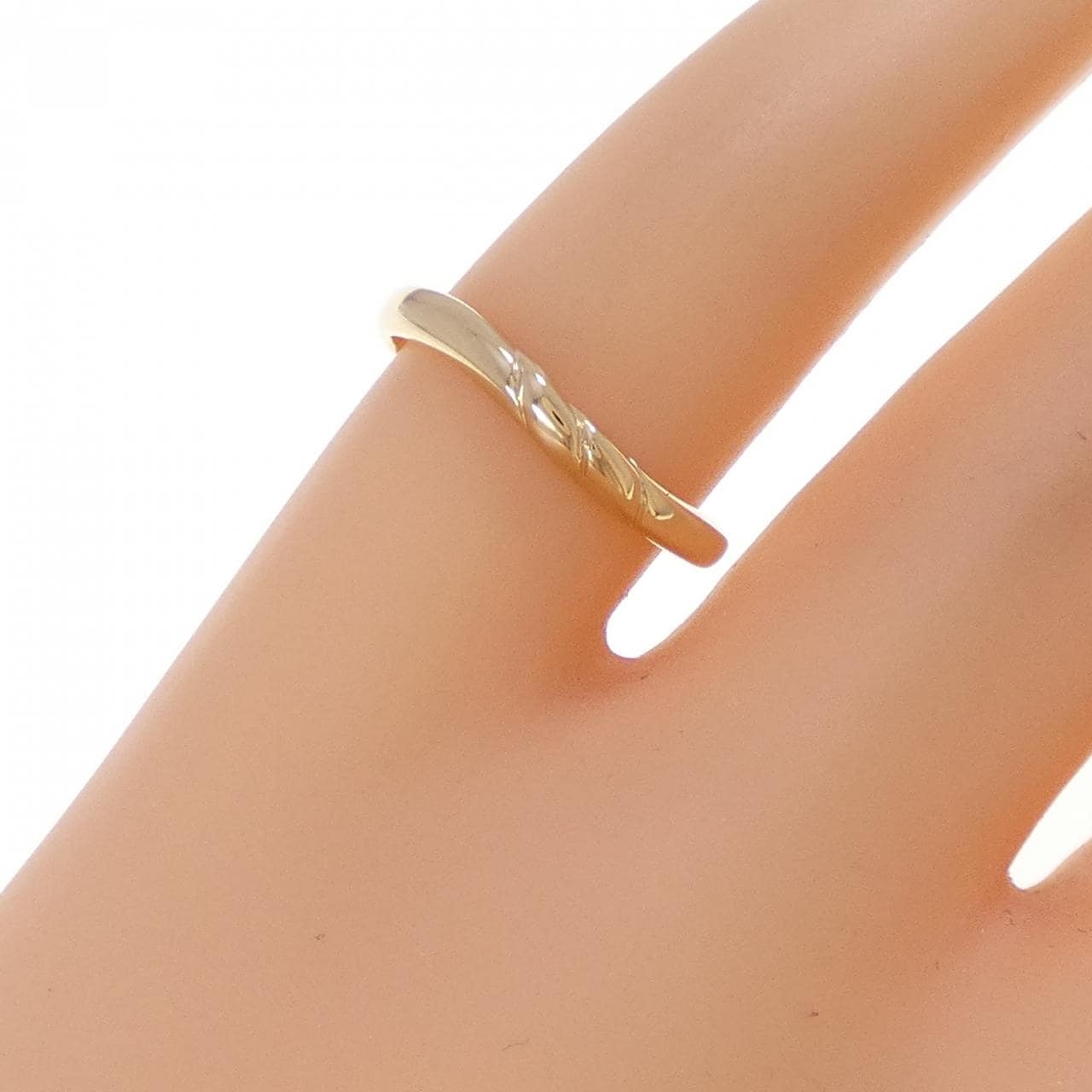 K18YG ピンキー リング