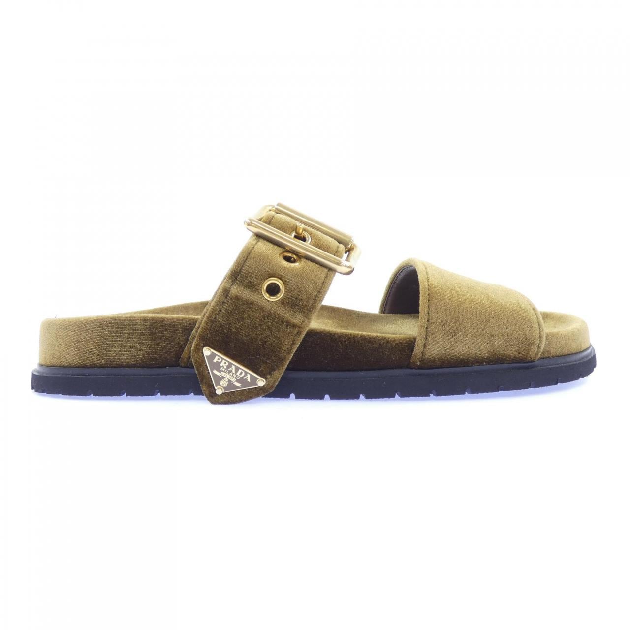 プラダ PRADA トライアングルロゴ スライドサンダル 1XX715 サンダル