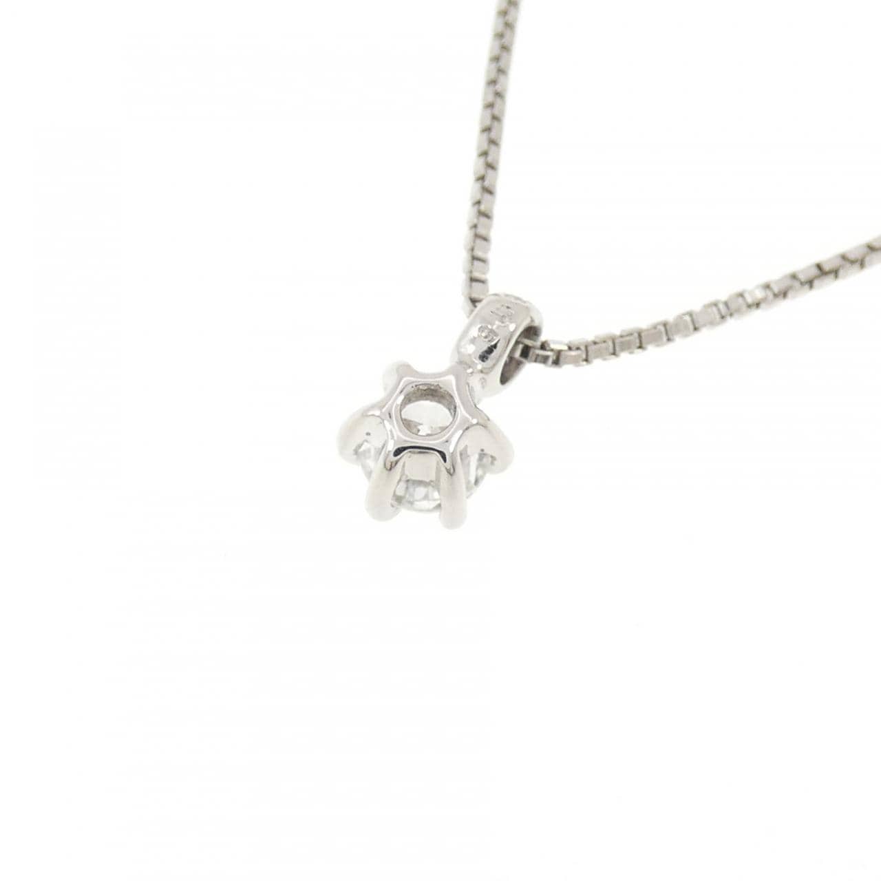 PT850 ソリティア ダイヤモンド ネックレス 0.15CT