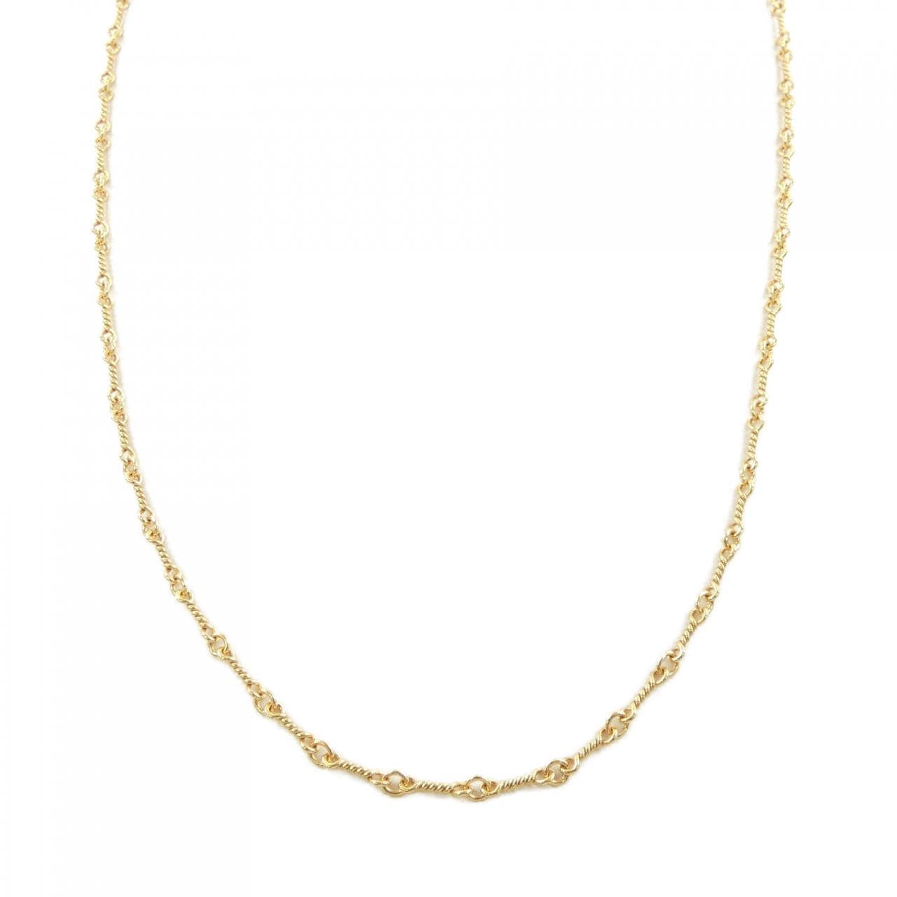 クロムハーツ CHROME HEARTS TWIST CHAIN T18 205014938GLDT18001 NECKLACE