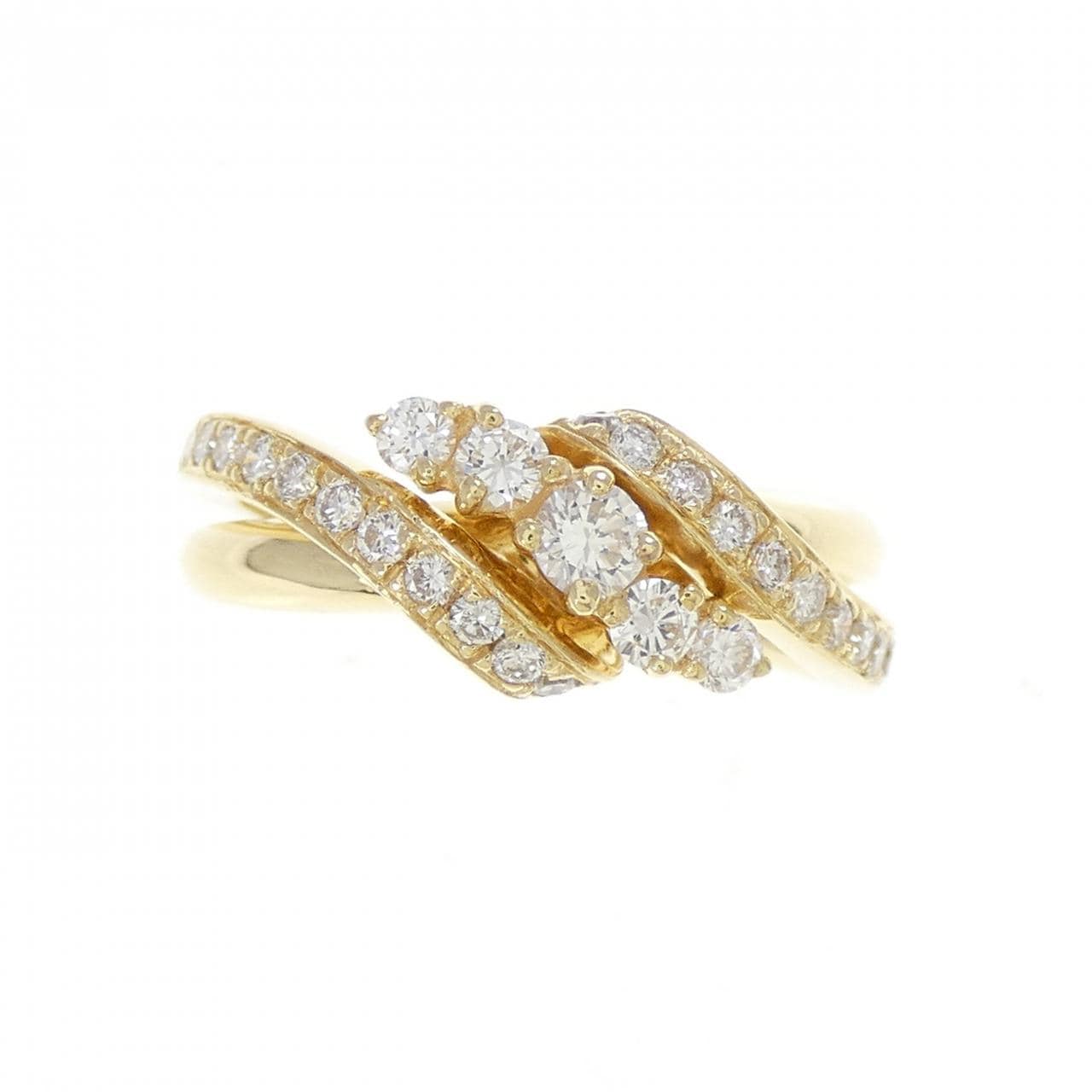 K18YG ダイヤモンド リング 0.54CT