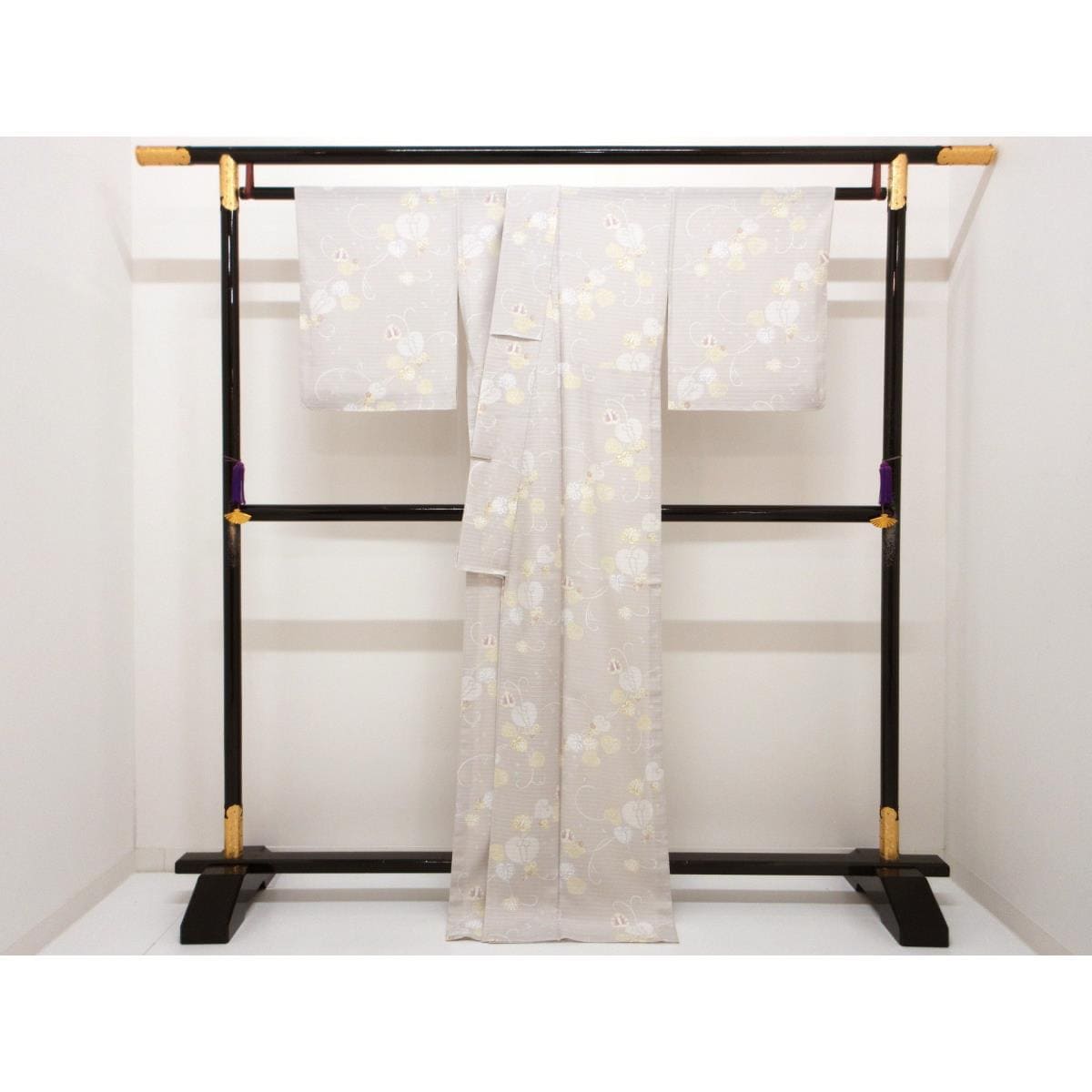 【未使用品】単衣　変わり絽織小紋