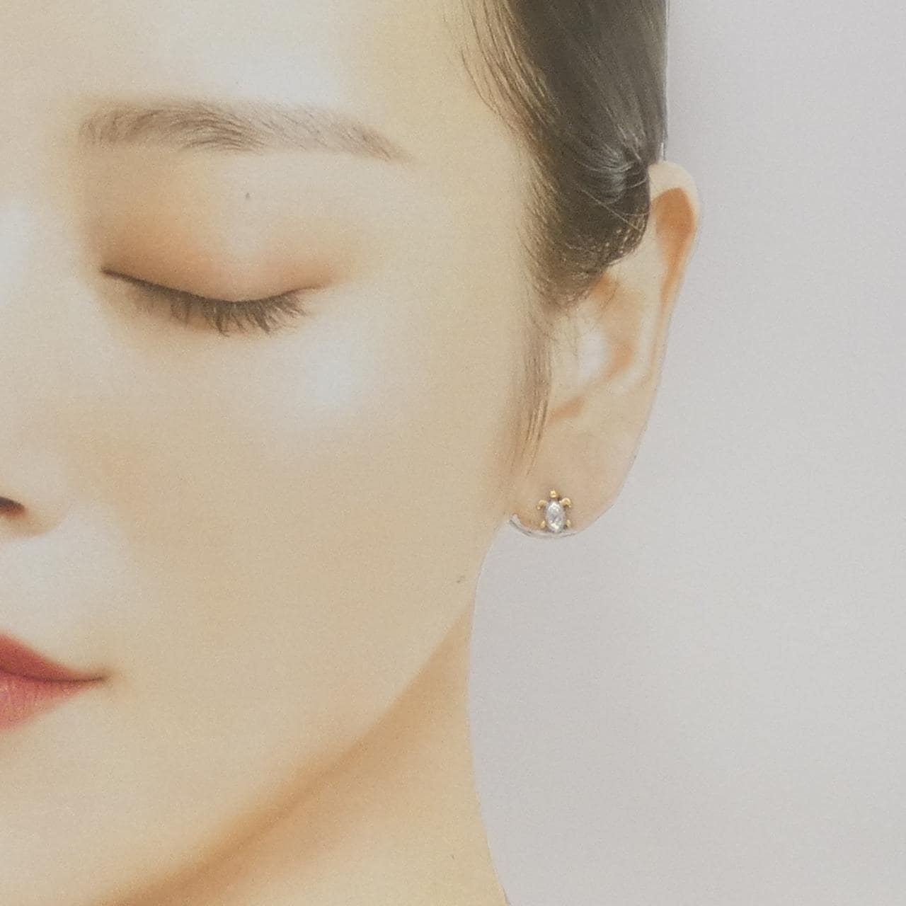 K14WG/K18 タートル ピアス