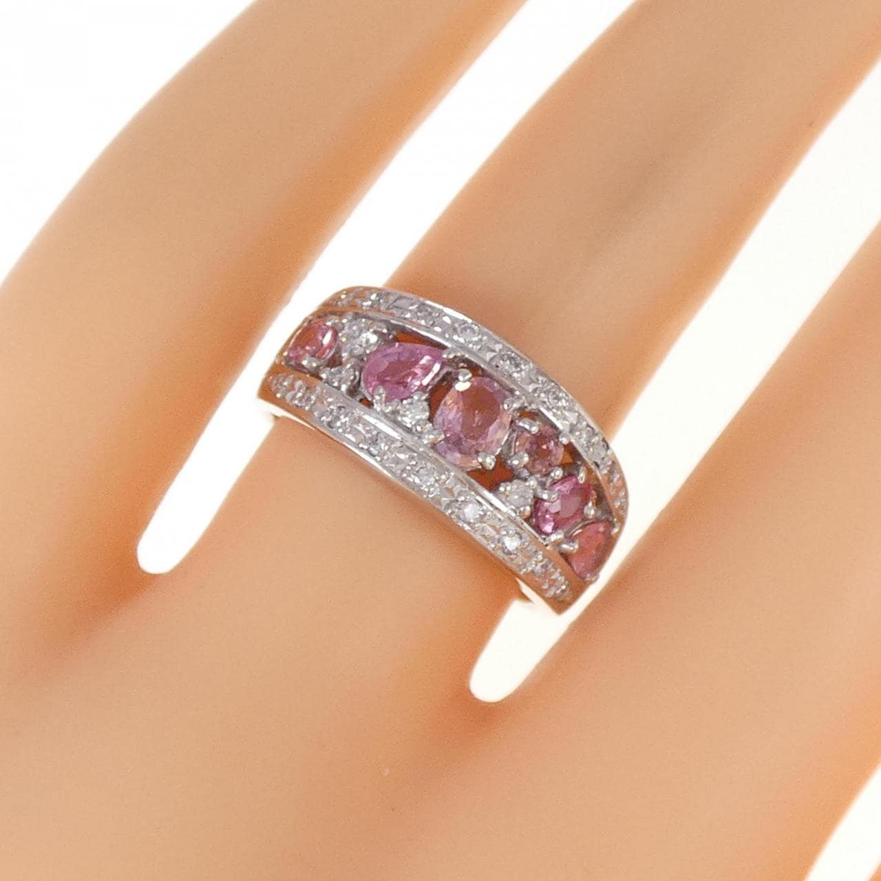 PT サファイヤ リング 0.94CT