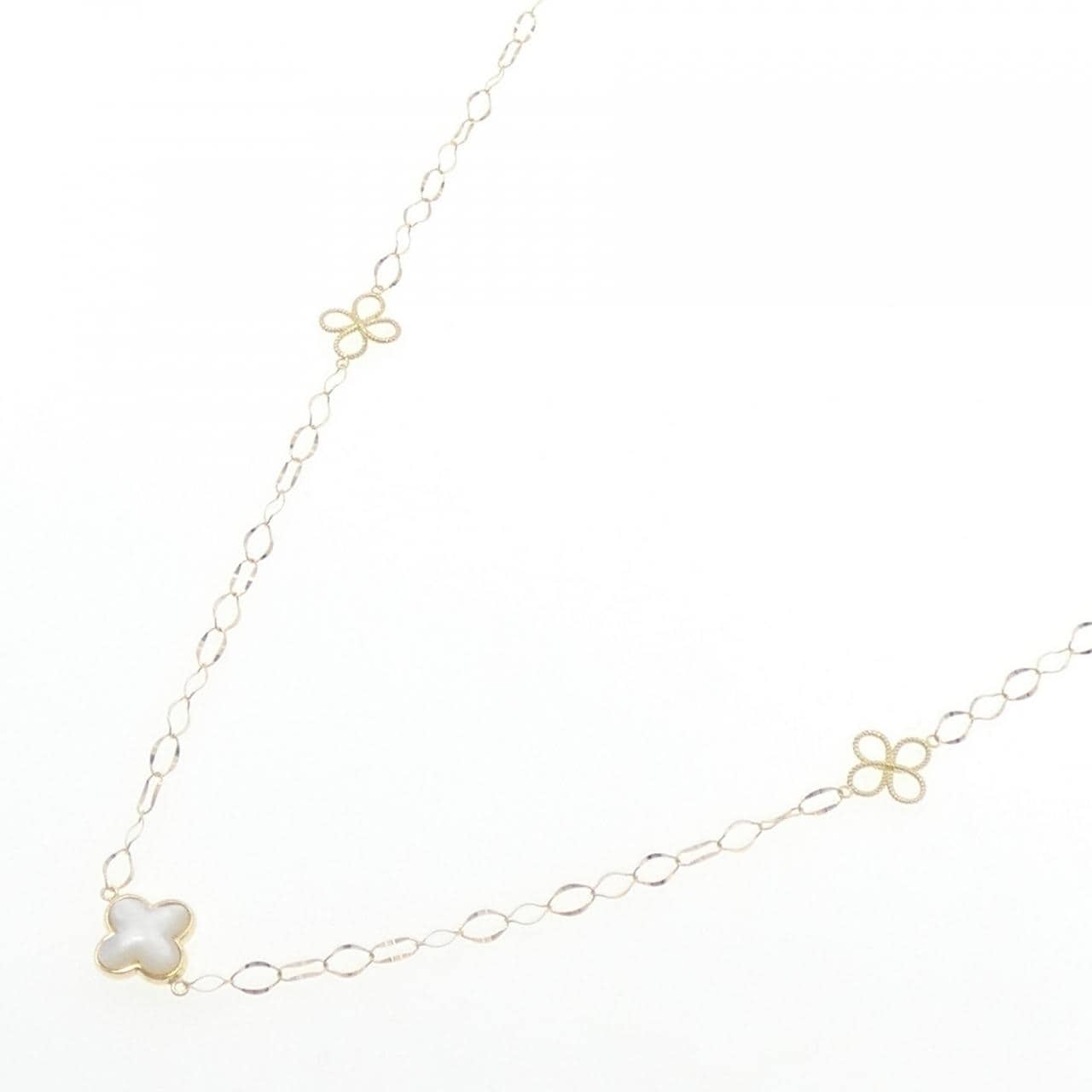 K18YG マザーオブパール ネックレス