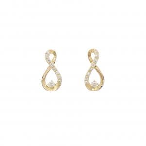 【新品】K18YG ダイヤモンド ピアス 0.20CT