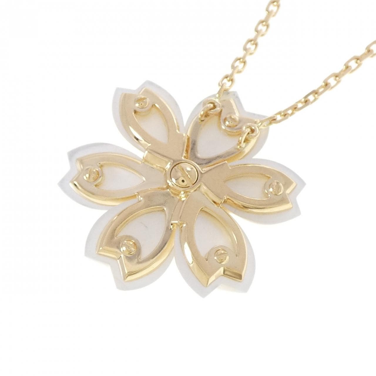 ヴァンクリーフ&アーペル ローズ ド ノエル ミニ ネックレス