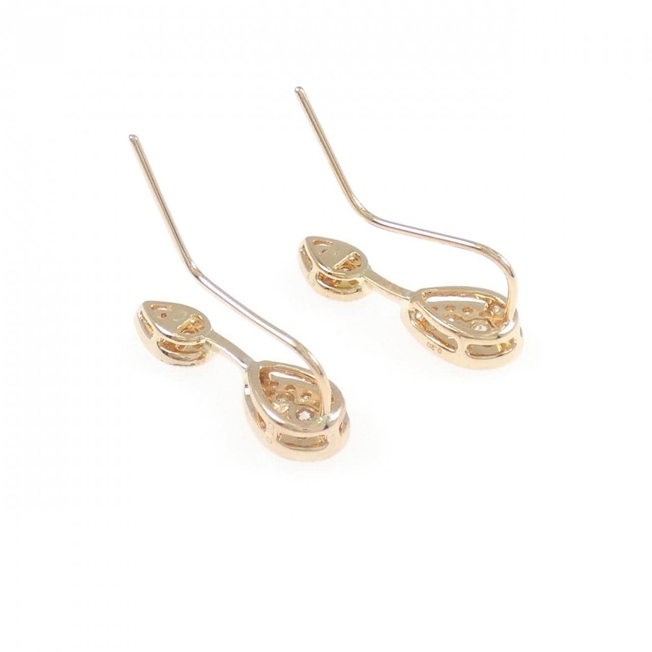 K18PG ダイヤモンド ピアス 0.60CT