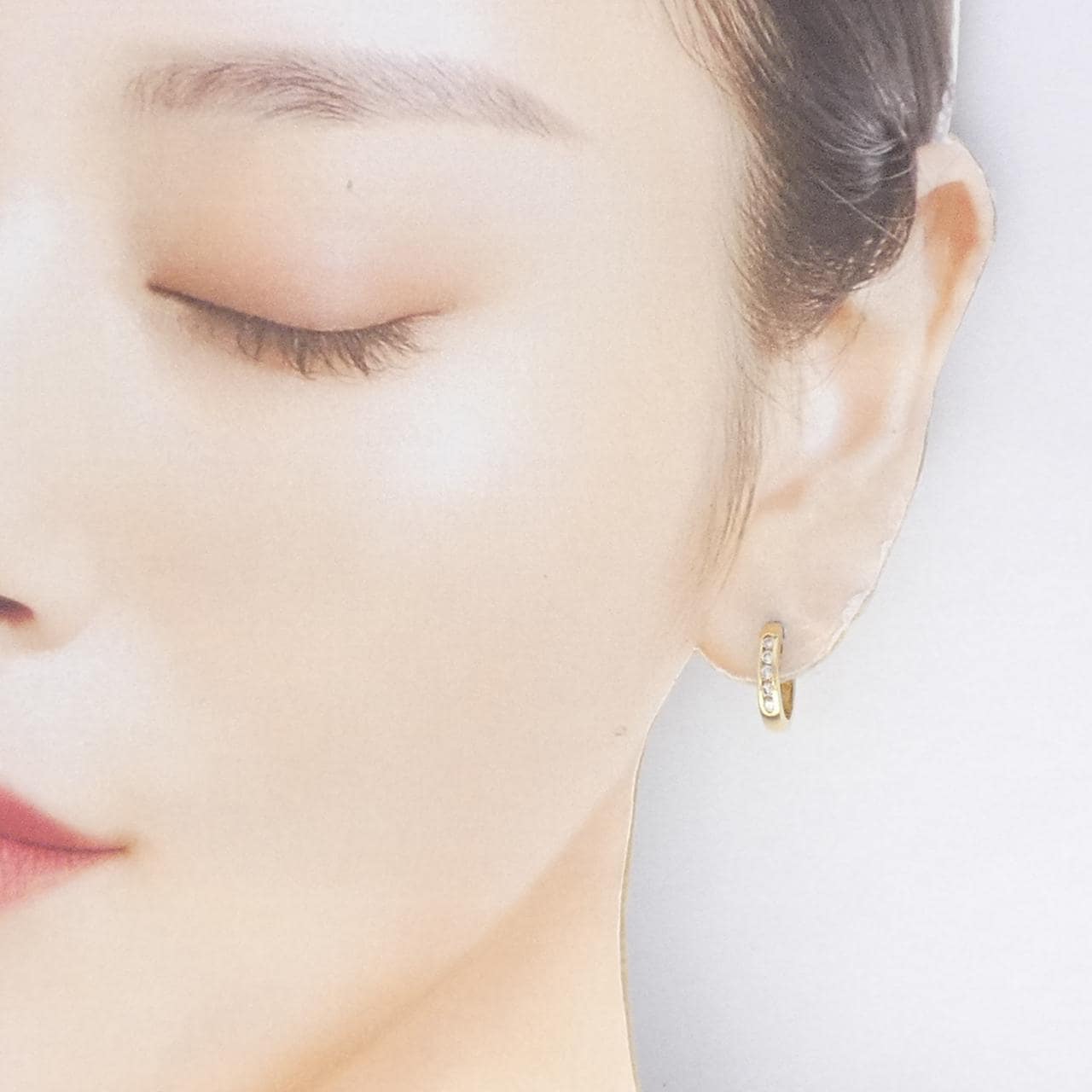 K18YG ダイヤモンド ピアス 0.20CT