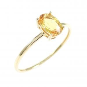 K18YG サファイヤ リング 0.61CT