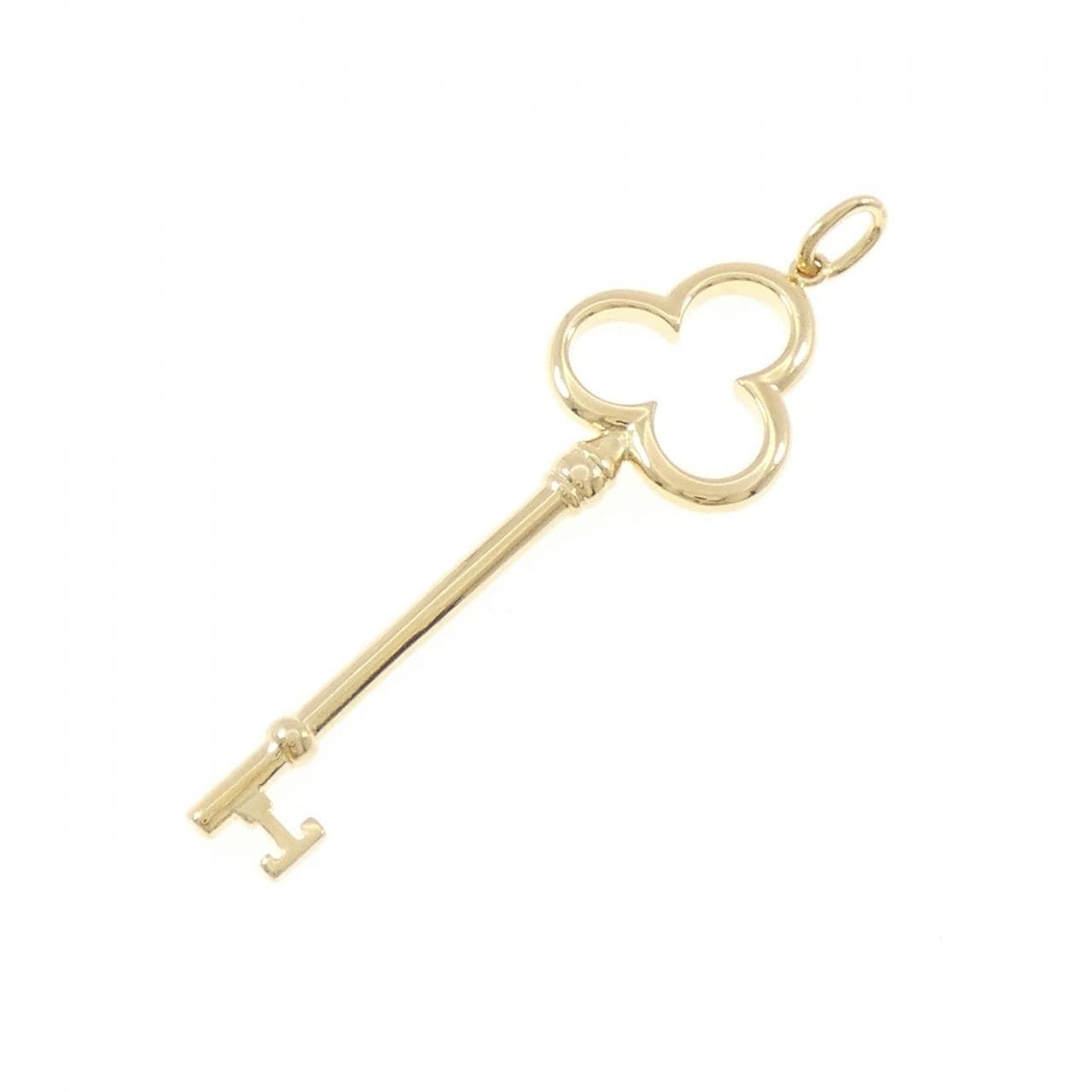 ティファニー トレフォイル キー ペンダント