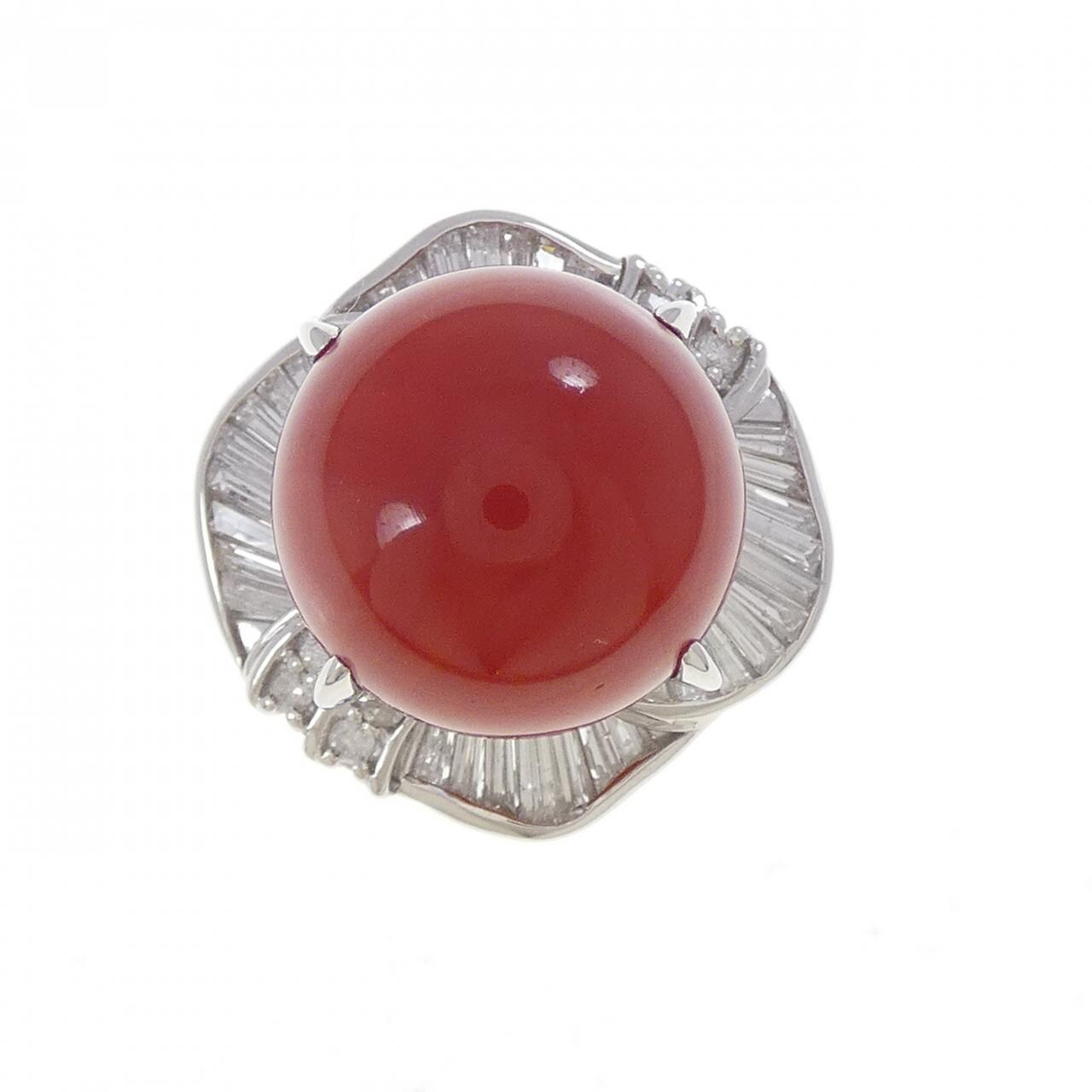 PT900 サンゴ リング 14.6mm