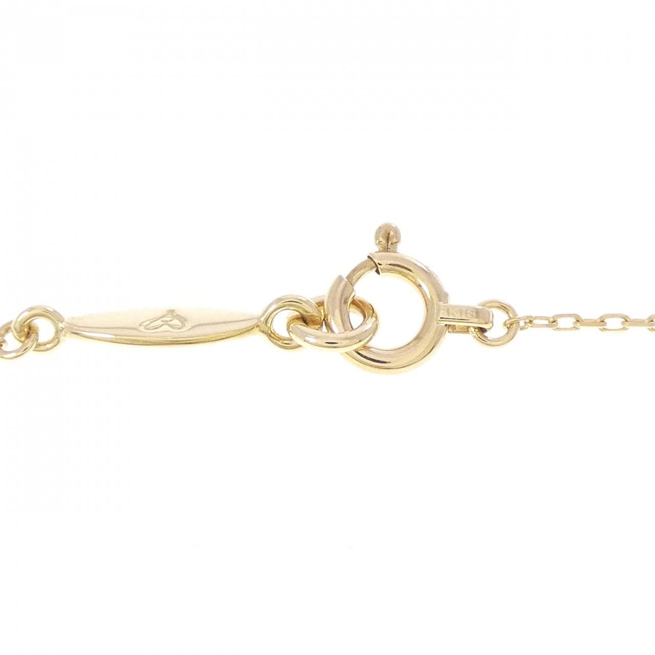 アーカー クロス ダイヤモンド ネックレス 0.05CT