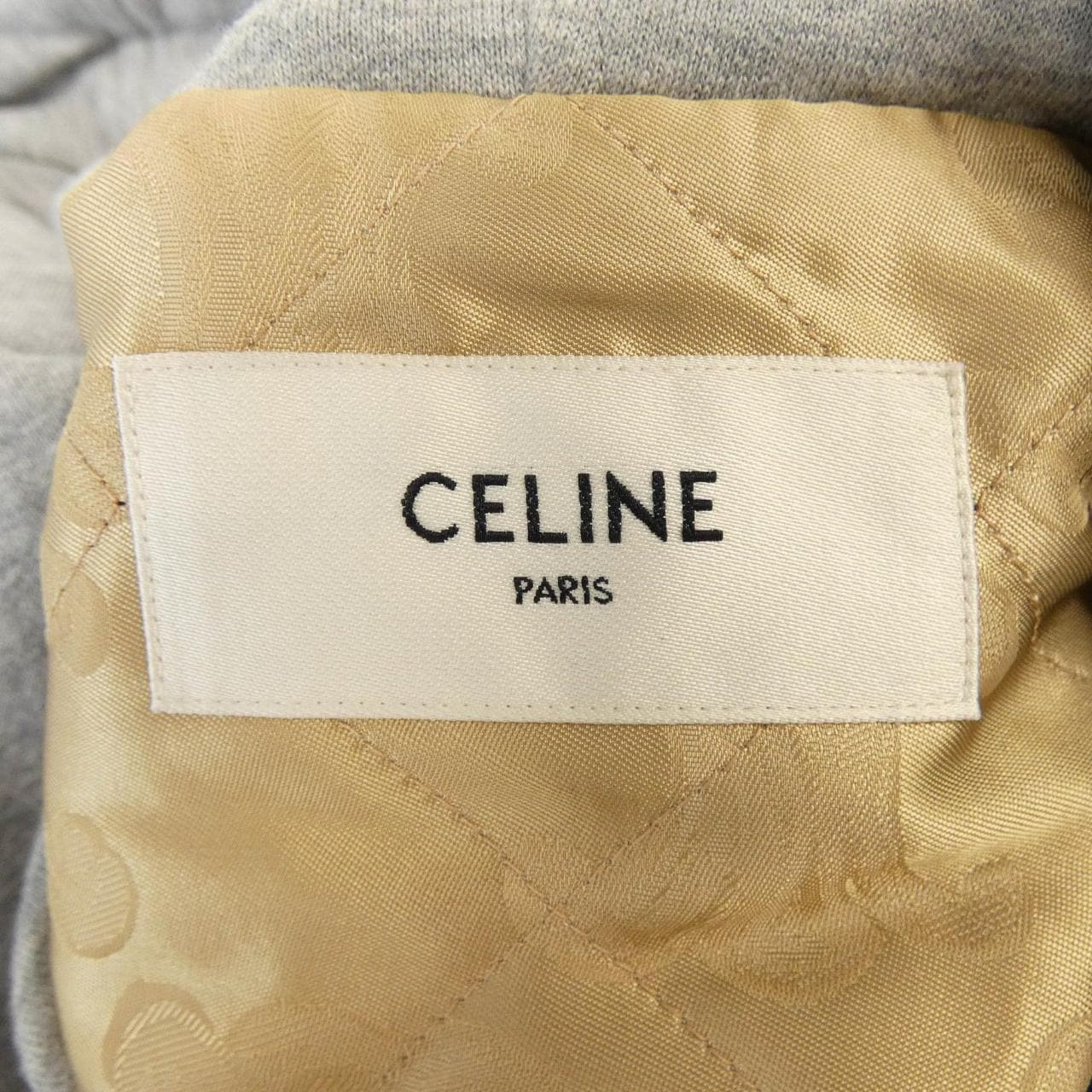 セリーヌ CELINE キルティングチェックオーバーシャツ　トリオンフ 2W16B029X ジャケット