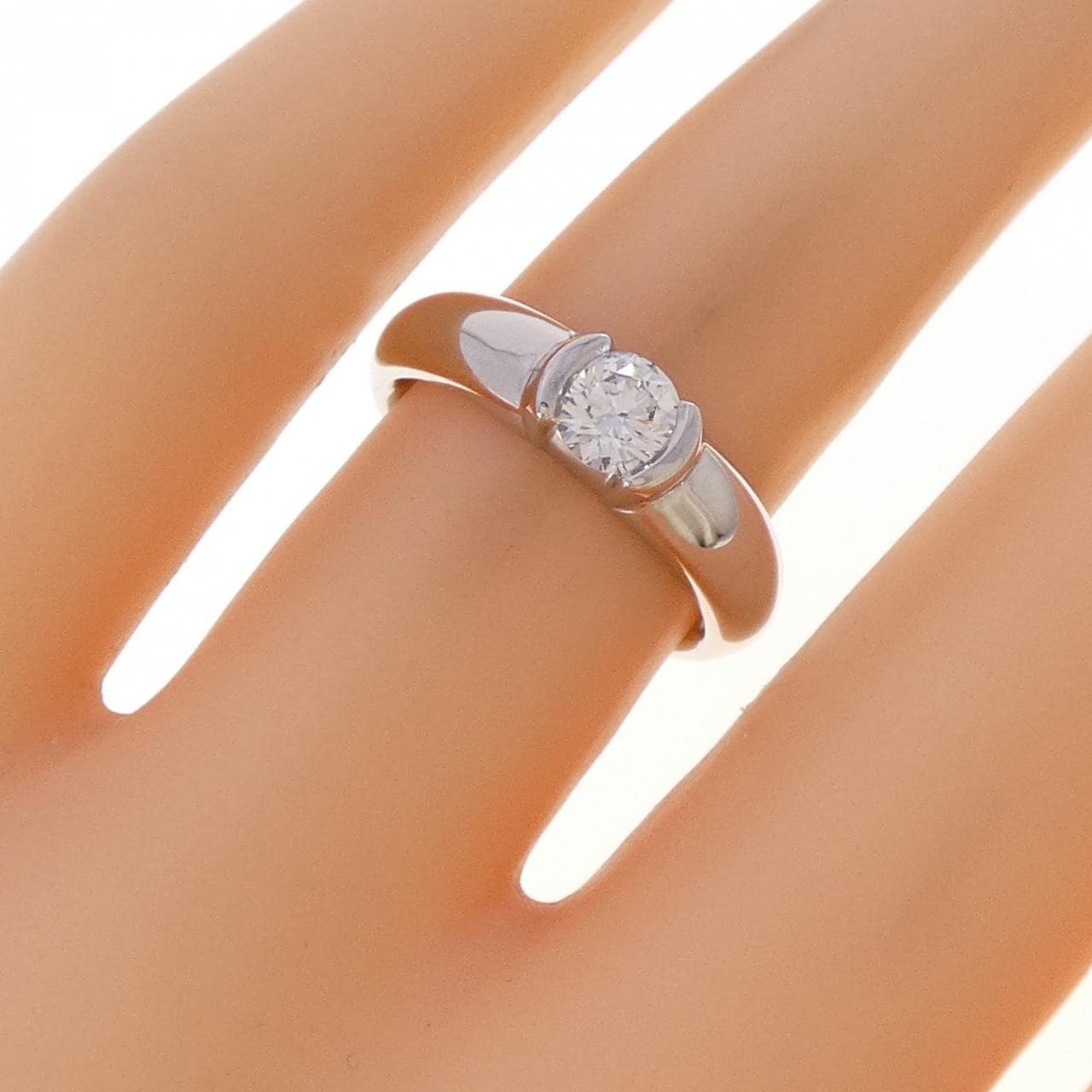 ティファニー ドッツ リング 0.39CT E VVS2