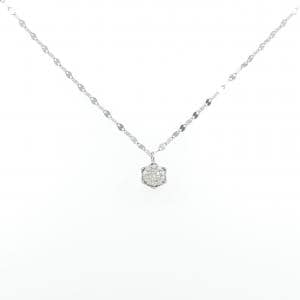 PT900/PT850 ダイヤモンド ネックレス 0.225CT