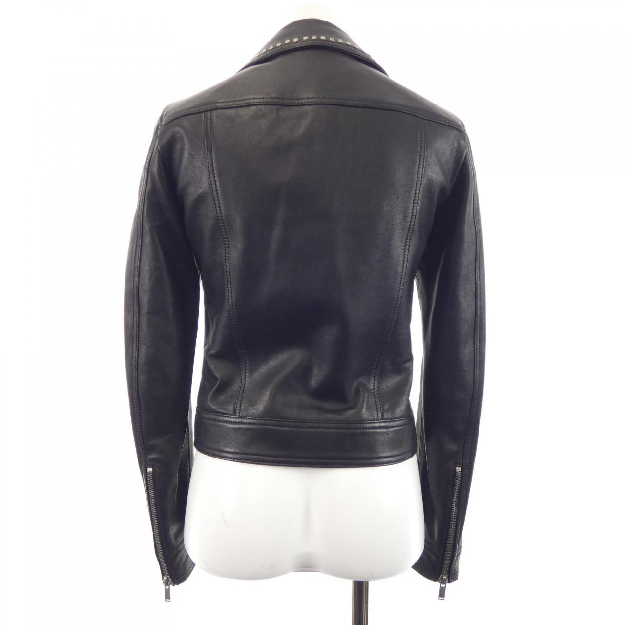 サンローラン SAINT LAURENT 530735 YC2P0 レザーライダースジャケット
