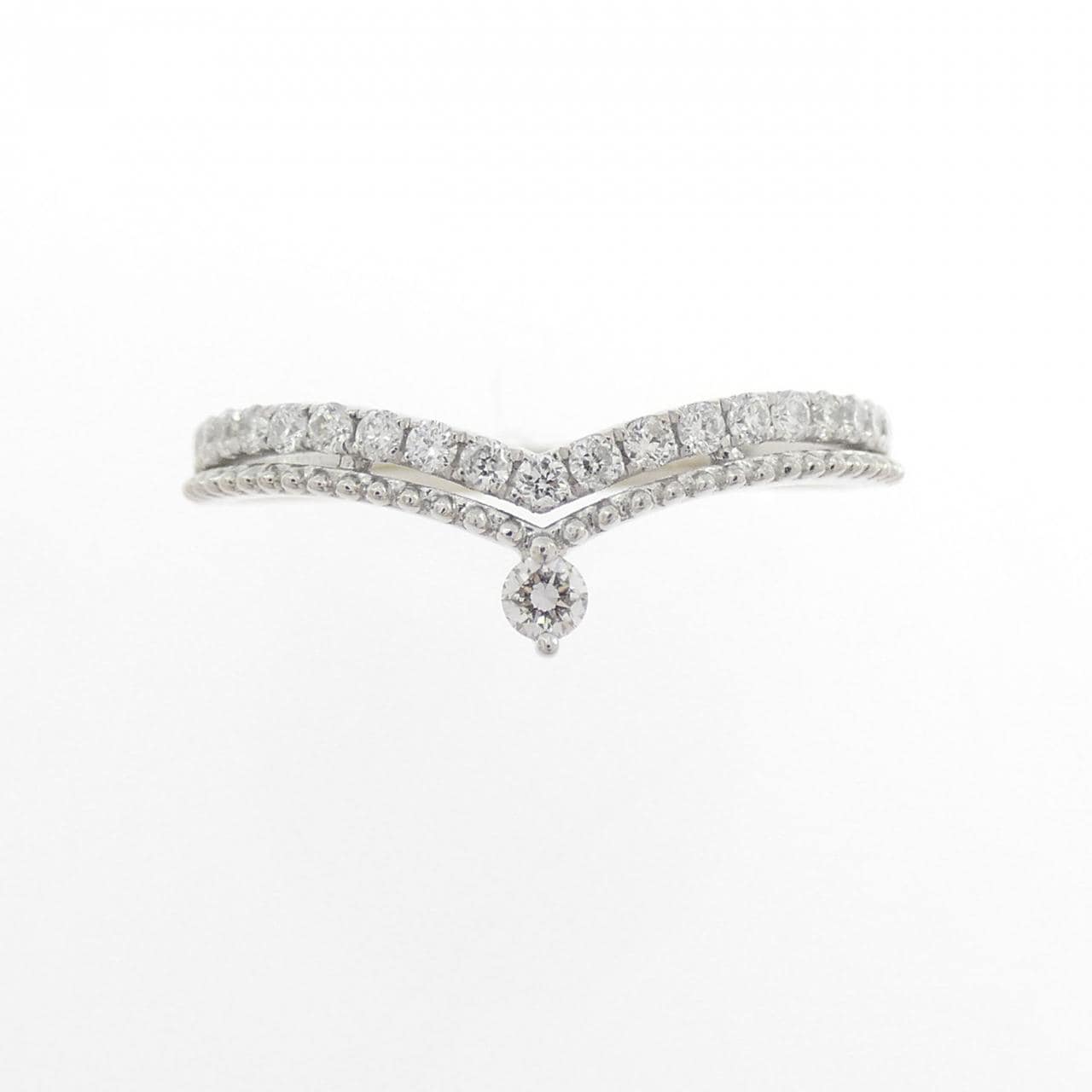 PT950 ダイヤモンド リング 0.033CT