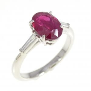 クイーン ルビー リング 1.554CT ビルマ産