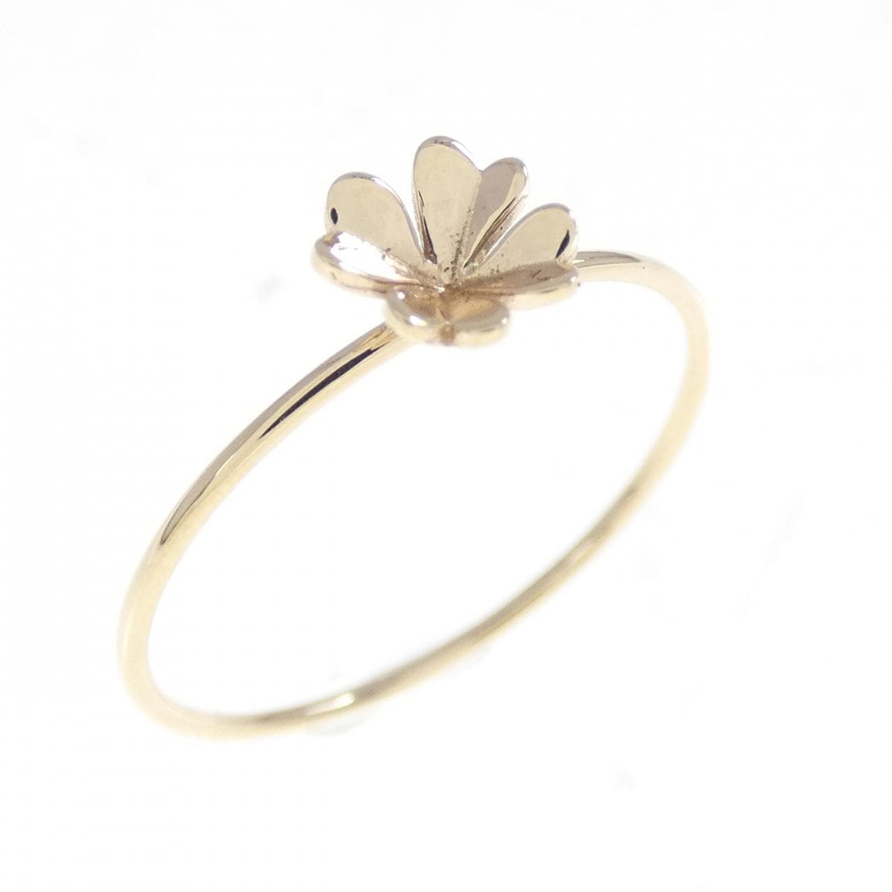 K10YG フラワー リング