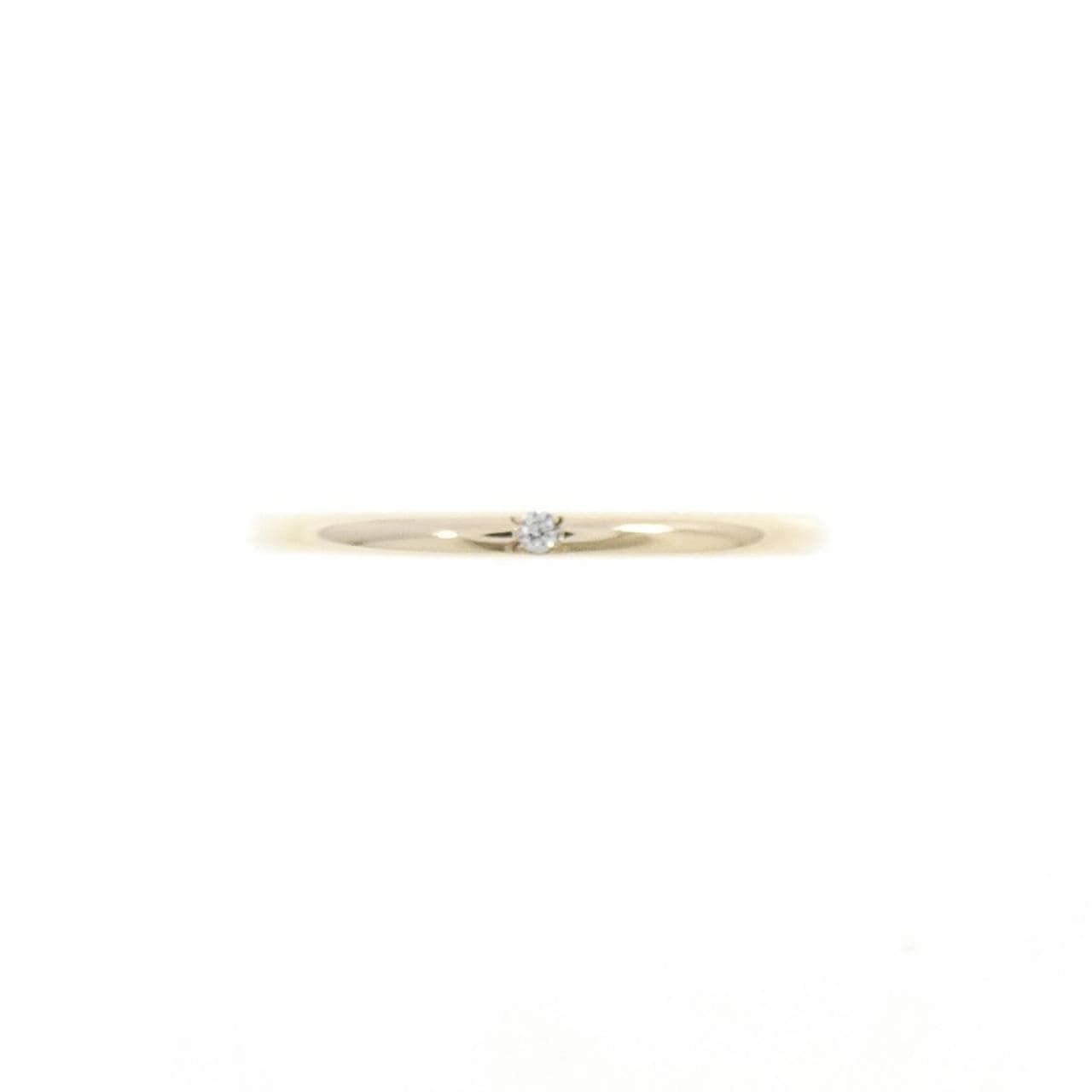 4゜C ダイヤモンド ピンキー リング